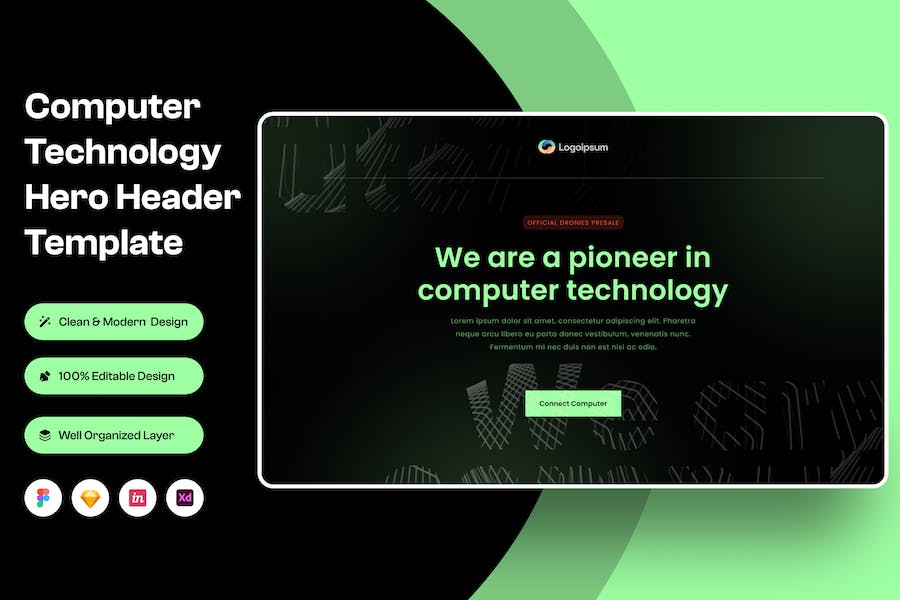 Banner image of Premium Computer Technology Hero Header Image  Free Download
