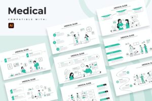 Banner image of Premium Medical Illustrator Infographics  Free Download