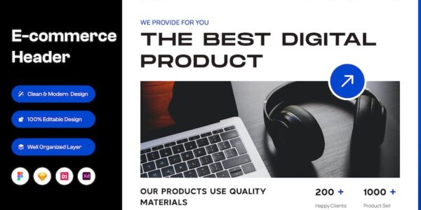 Banner image of Premium E-Commerce Hero Header Image  Free Download