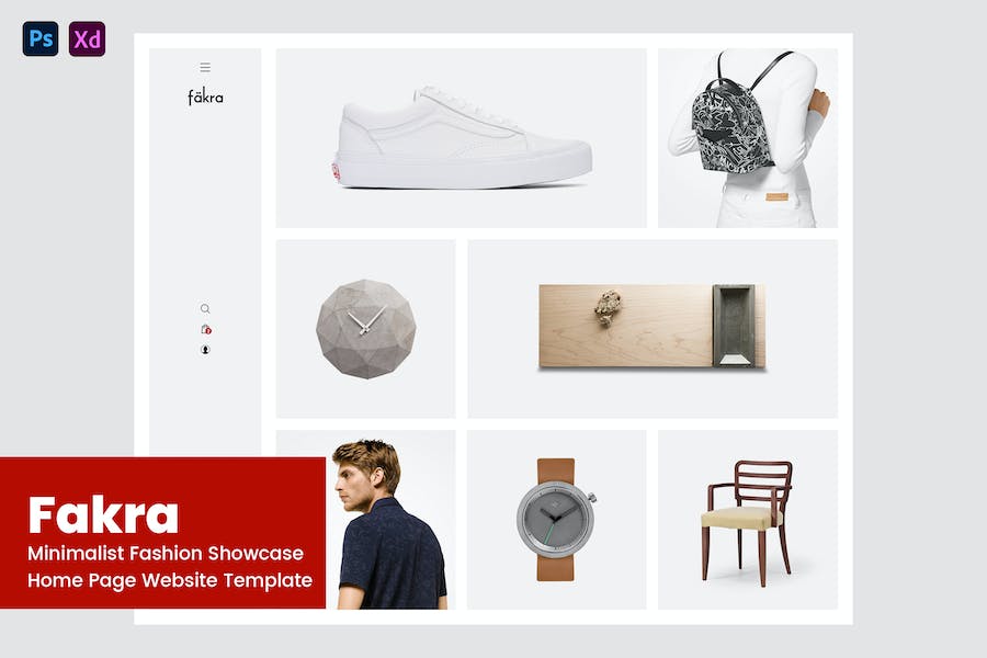 Banner image of Premium Fakra Fashion Showcase Website Design Template  Free Download