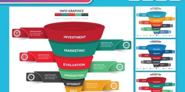 Banner image of Premium Funnel Infographics Design  Free Download