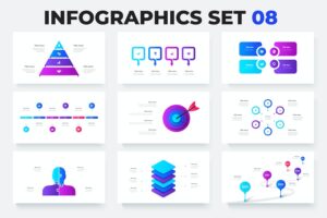 Banner image of Premium Infographics Elements Set 08  Free Download