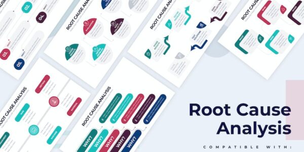 Banner image of Premium Business Root Cause Illustrator Infographics  Free Download