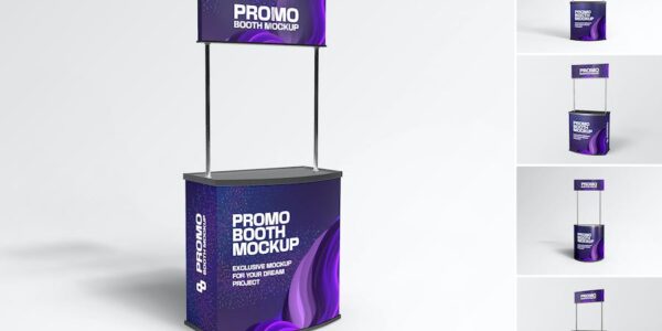 Banner image of Premium Exhibition Stand Booth Mockup  Free Download