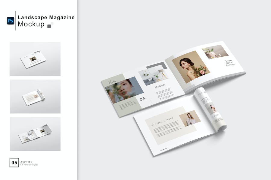 Banner image of Premium Magazine Mockup  Free Download