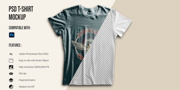 Banner image of Premium PSD T-Shirt Mockup  Free Download