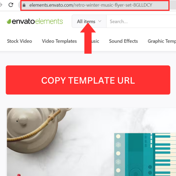 Copy Template URL