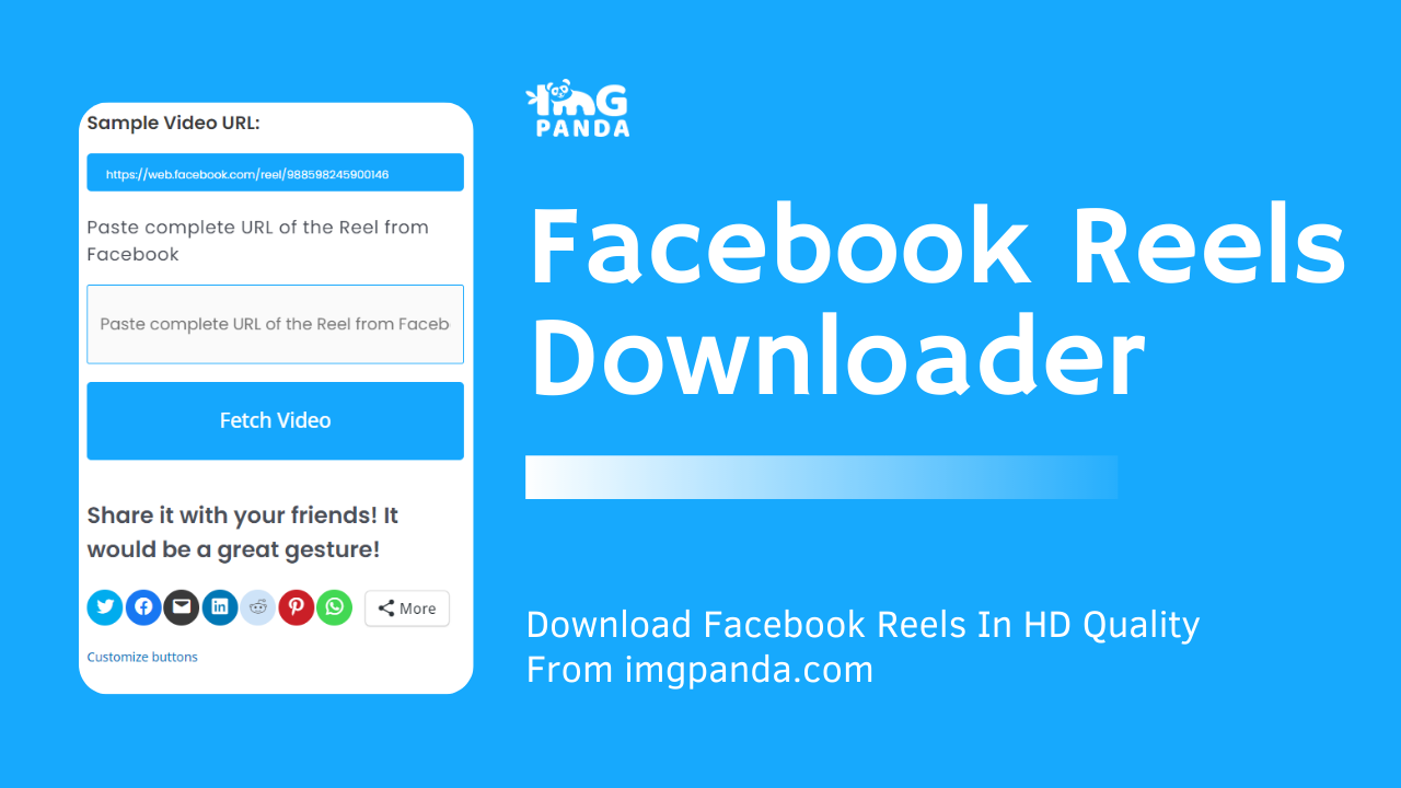 Facebook Reels Downloader IMGPANDA A Free Resources Website
