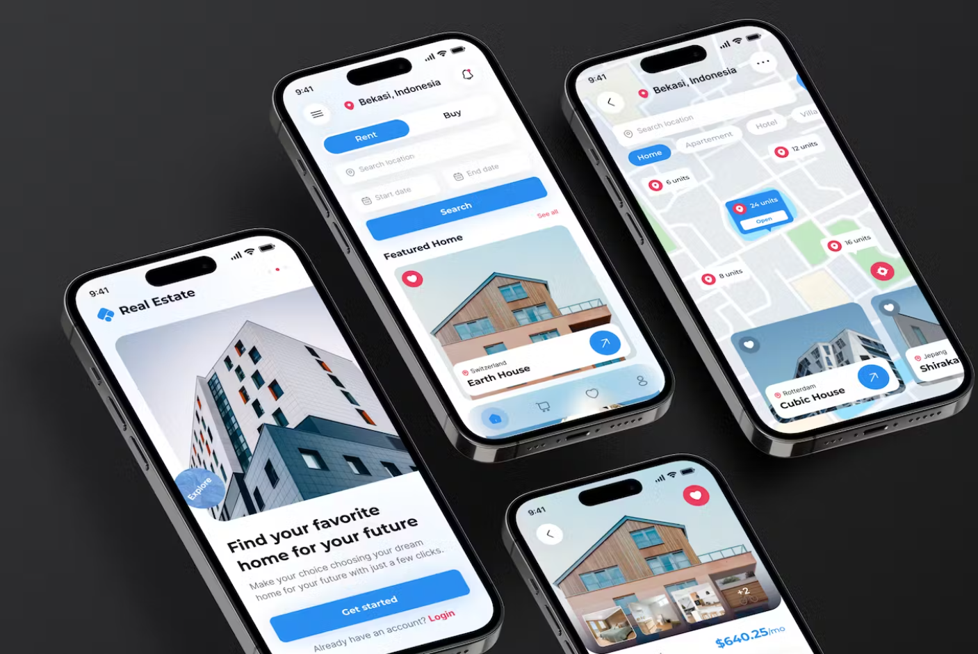 Premium Mobile App Real Estate Free Download