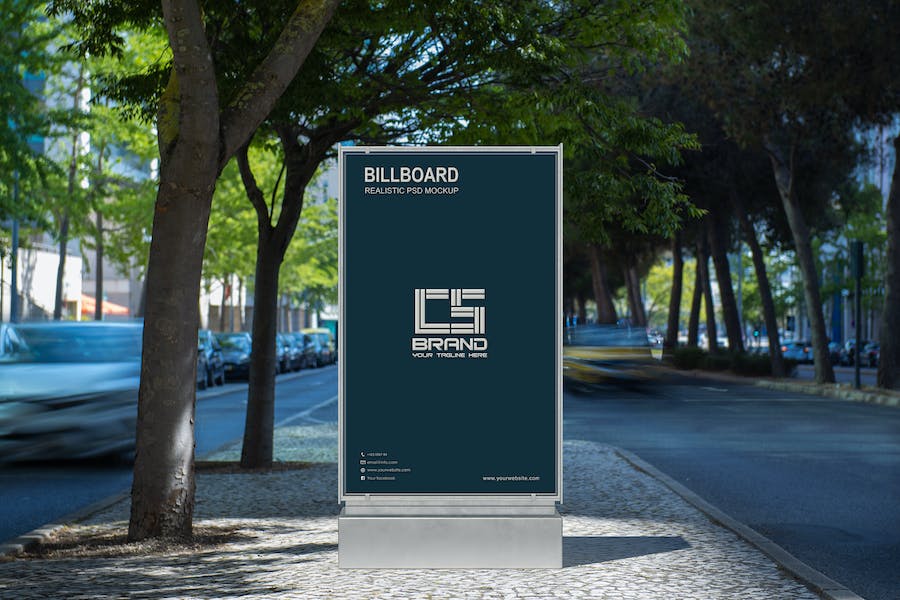 Banner image of Premium Billboard Mockup  Free Download