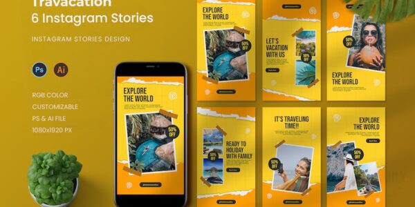 Banner image of Premium Travacation Instagram Story  Free Download