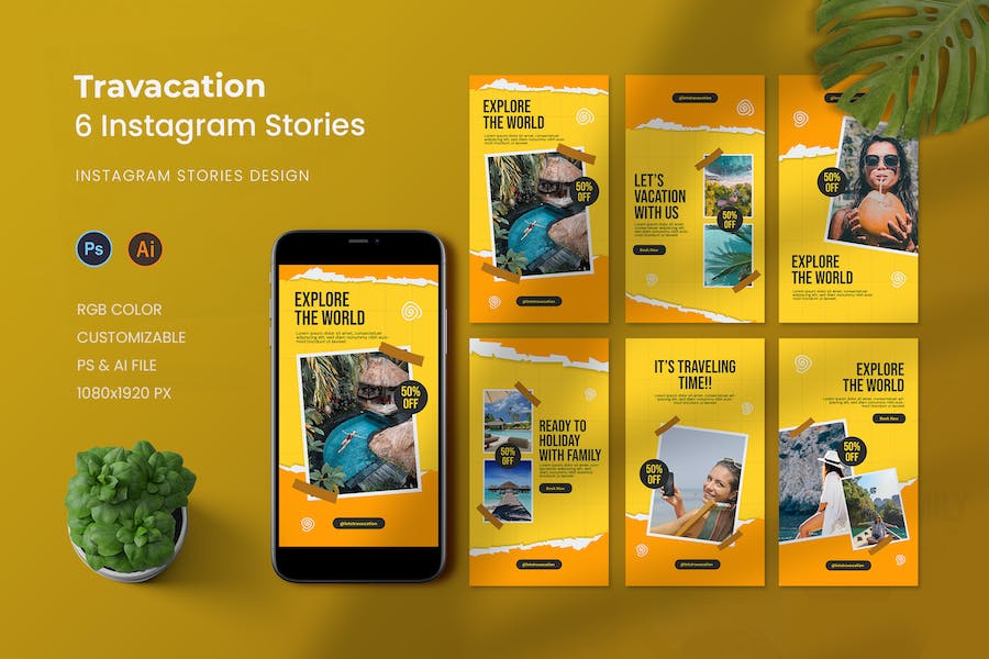Banner image of Premium Travacation Instagram Story  Free Download