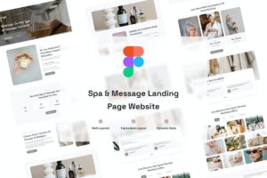 Banner image of Premium Spa Message Landing Page Website Design  Free Download