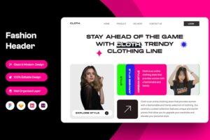 Banner image of Premium Fashion Hero Header Image  Free Download