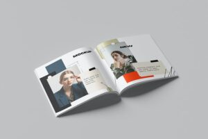 Banner image of Premium Square Magazine Mockup  Free Download