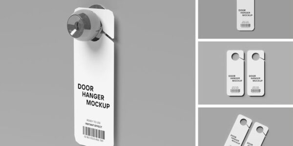 Banner image of Premium Door Hanger Mockup  Free Download