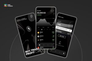 Banner image of Premium Crypto Mobile App UI Concept  Free Download