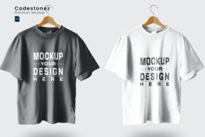 Banner image of Premium T-Shirt Hanger Mockup  Free Download