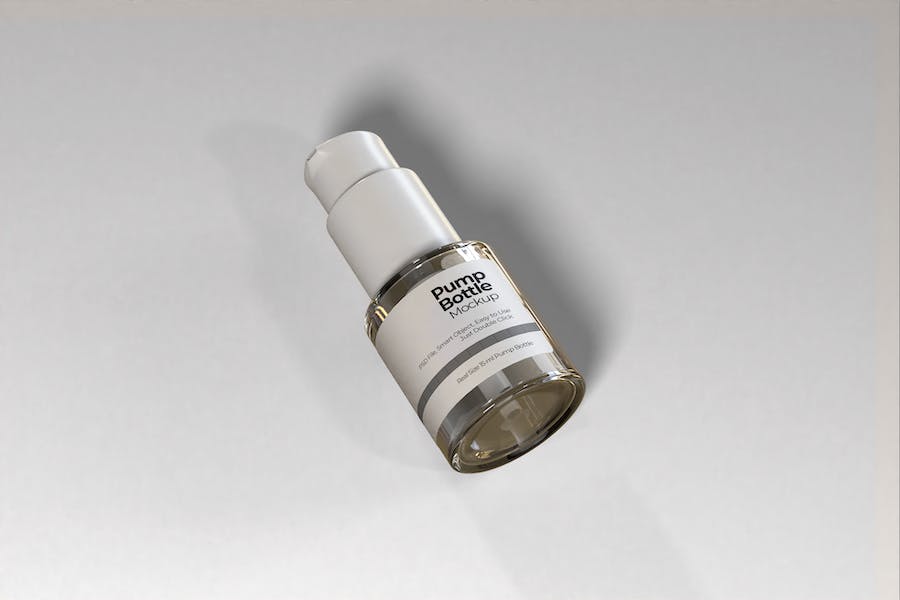 Banner image of Premium Cosmetic Pump Bottle Mockup  Free Download