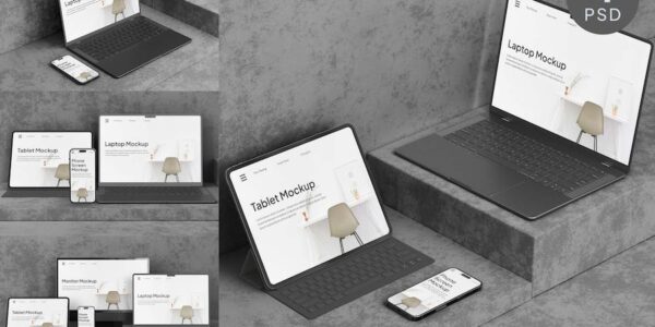 Banner image of Premium Responsive Devices Screen Mockup  Free Download