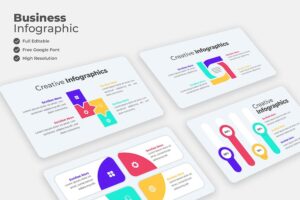 Banner image of Premium Business Infographics Set  Free Download