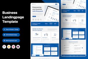 Banner image of Premium Business Landingpage Template  Free Download