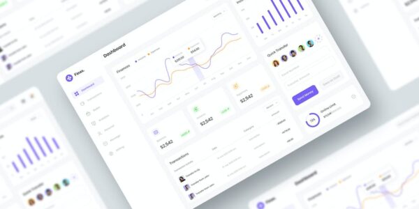 Banner image of Premium Finance Dashboard UI Figma  Free Download