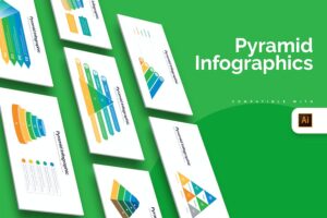 Banner image of Premium Business Pyramid Illustrator Infographics  Free Download