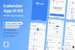 Banner image of Premium Calify Calendar Mobile App  Free Download