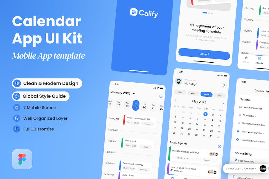 Banner image of Premium Calify Calendar Mobile App  Free Download