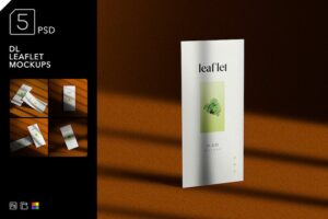 Banner image of Premium  DL Leaflet Mockups   Free Download