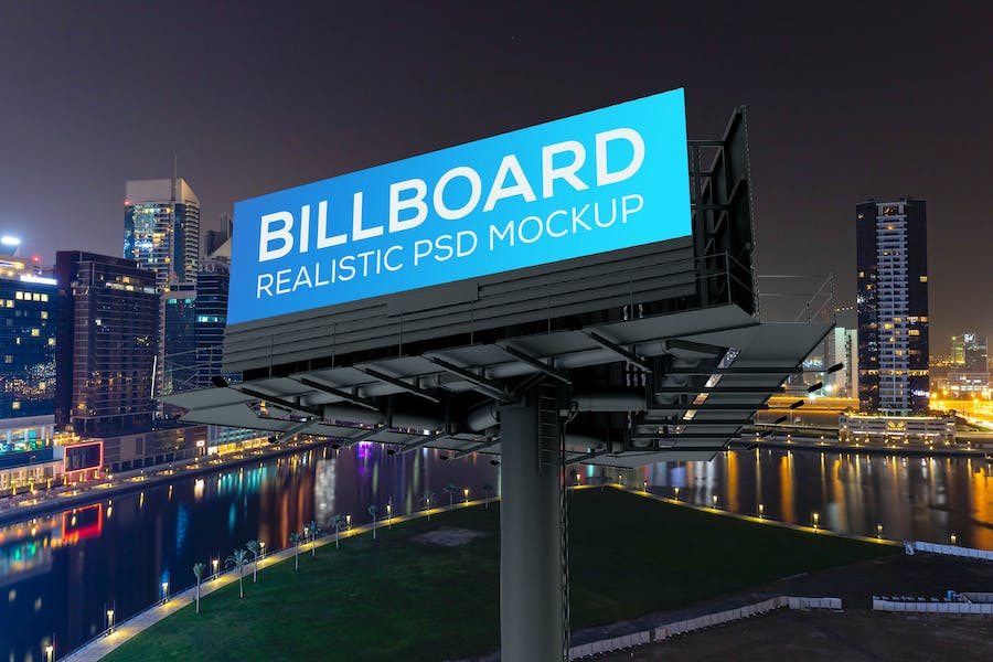 Banner image of Premium Billboard Mockup  Free Download