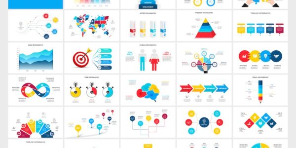 Banner image of Premium Business Infographics Elements Set  Free Download