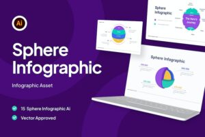 Banner image of Premium Sphere Infographic Asset Illustrator  Free Download