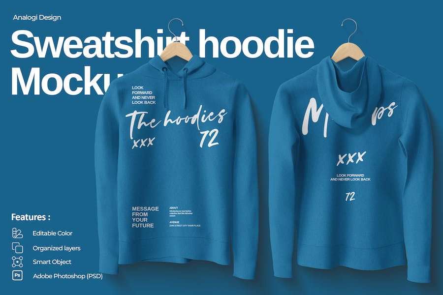 Banner image of Premium Sweatshirt Hoodie Mockup  Free Download