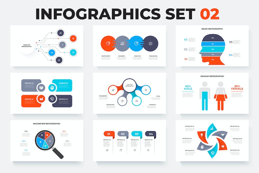 Banner image of Premium Infographics Elements Set 02  Free Download