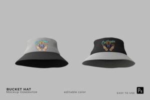 Banner image of Premium Bucket Hat Mockup  Free Download