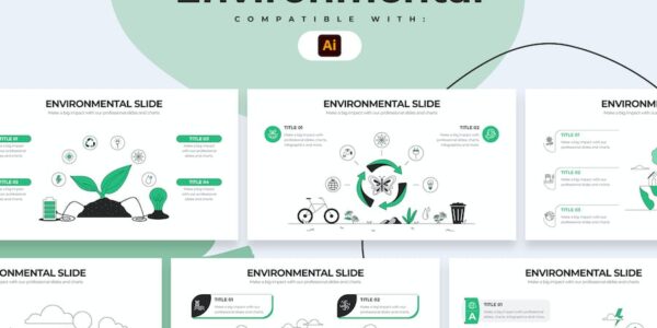 Banner image of Premium Education Environmental Illustrator Infographics  Free Download