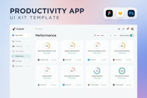 Banner image of Premium Employee Performance Analytics UI Kit  Free Download