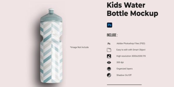 Banner image of Premium Water Bottle Mockup  Free Download