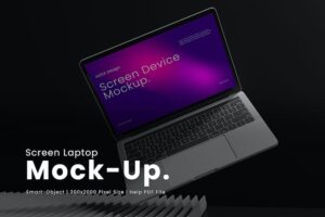 Banner image of Premium Screen Laptop Mockup  Free Download