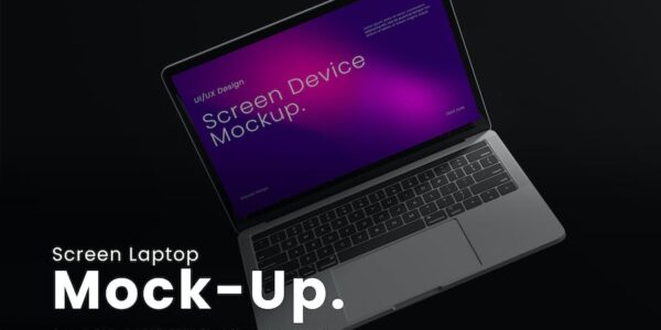 Banner image of Premium Screen Laptop Mockup  Free Download