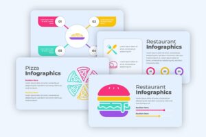 Banner image of Premium Restaurant Infographics  Free Download