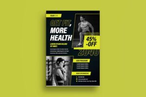 Banner image of Premium Fitness Flyer  Free Download