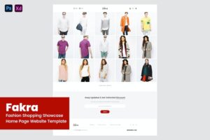 Banner image of Premium Fakra Fashion Showcase Website Design Template  Free Download