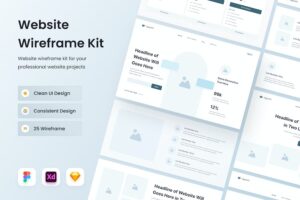 Banner image of Premium Website Wireframe Kit  Free Download