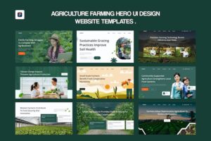 Banner image of Premium Agriculture Farming UI Design - Figma  Free Download