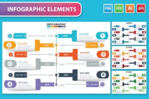 Banner image of Premium Timeline Infographics  Free Download