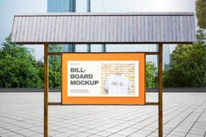 Banner image of Premium Sign Billboard Mockup  Free Download