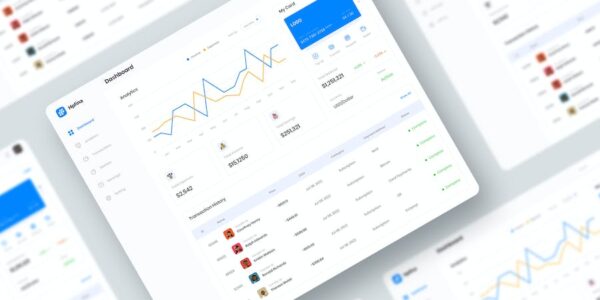 Banner image of Premium Figma Finance Dashboard UI Kit  Free Download